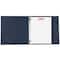 JAM Paper 1.5" Navy Blue Premium Linen Textured 3 Ring Binder